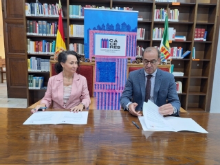 La sede del TSJ de Extremadura ha acogido la firma del manifiesto de apoyo a la candidatura 